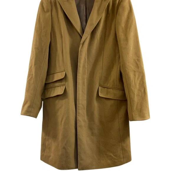 Banana Republic | Camel Colored Wool Cashmere Blend Top Coat - Picture 9 of 16